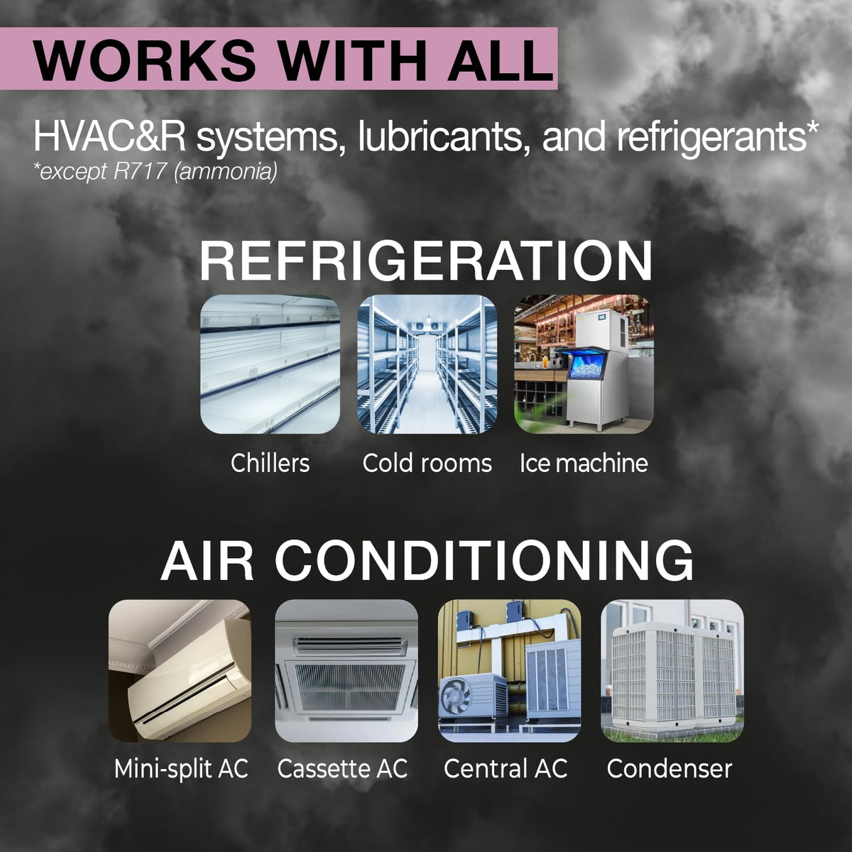 Errecom cartridge installed on reusable dispenser during HVAC service