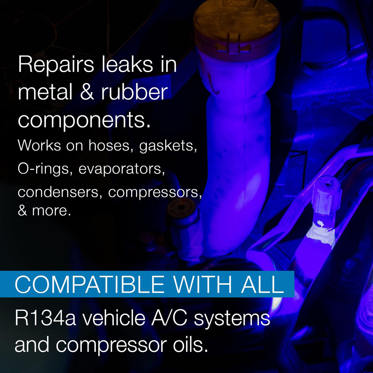 ERRECOM in use attached to vehicle low-side service port for quick repairs
