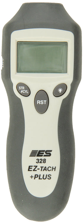 ES 328 EZ Tach Plus front display showing backlit LCD and controls for clear readings