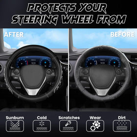 ESALFAUTO anti-slip silicone lining improving grip and driving control
