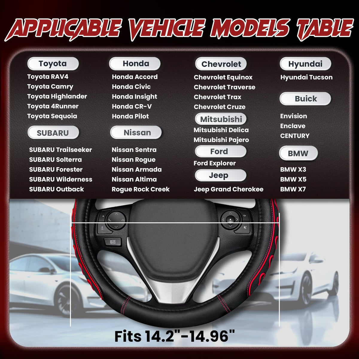 ESALFAUTO installed on car wheel enhancing cabin style and comfort