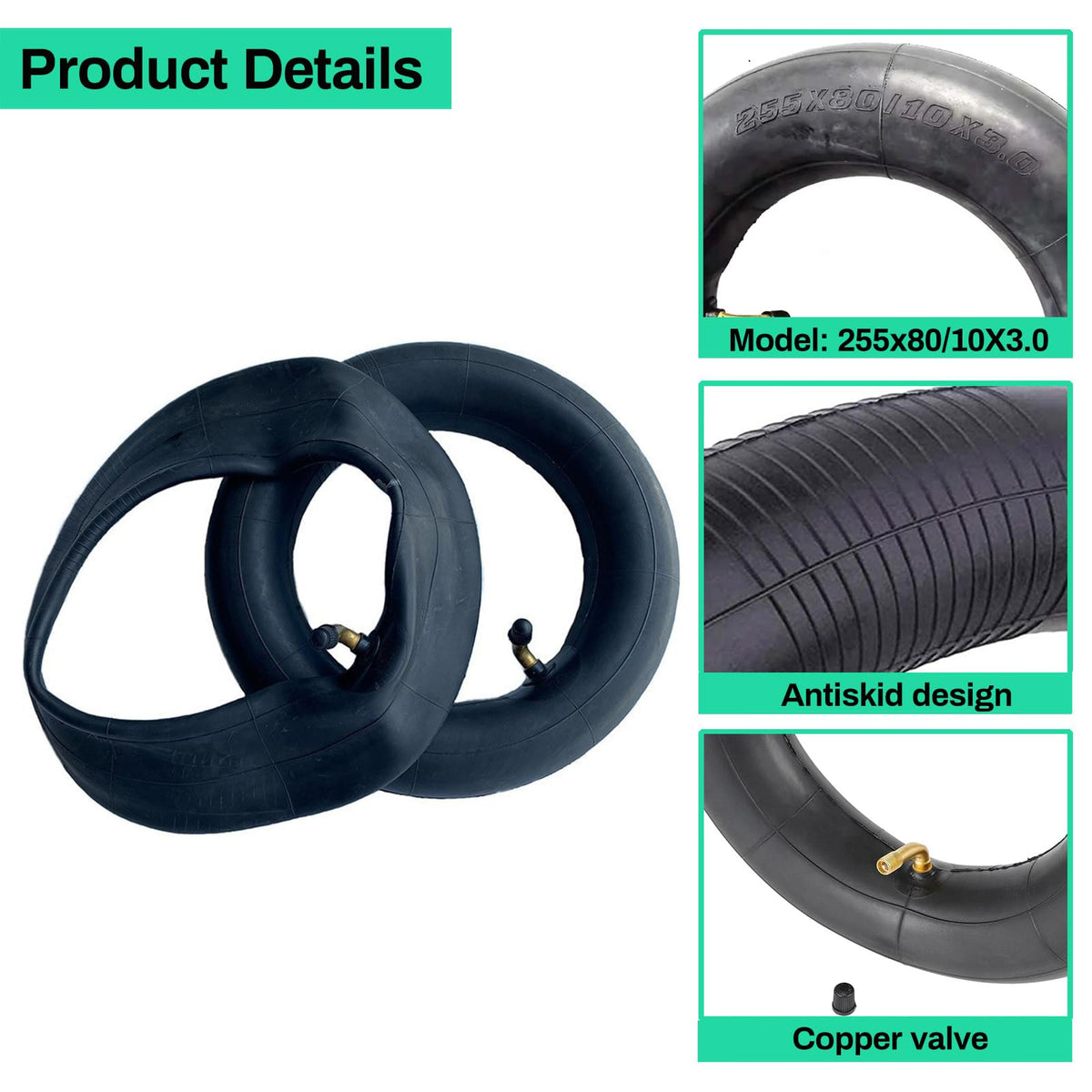ESCKW bent valve stem close-up showing easy rim clearance benefit