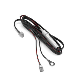 Escort direct wire front connector view showing clean dash installation benefit