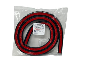 ESI front rail seal XL adhesive tape detail showing 3M bond for secure mounting