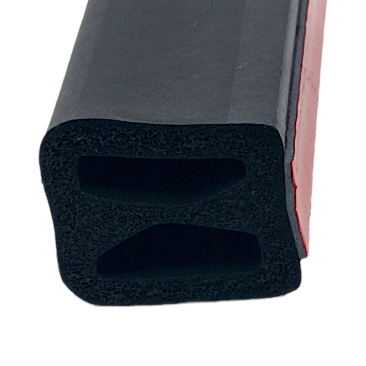 ESI front rail seal XL length scale next to tape measure illustrating correct fit