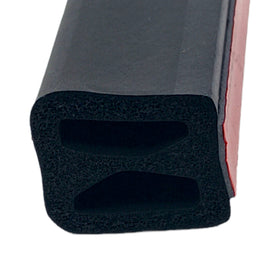 ESI front rail seal XL length scale next to tape measure illustrating correct fit