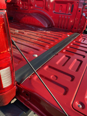 ESI ROK BLOCK installed with tailgate closed creating a continuous top seal