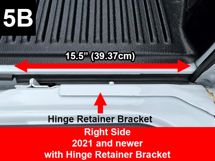 ESI ROK BLOCK installed with tailgate open, preventing debris fall into gap