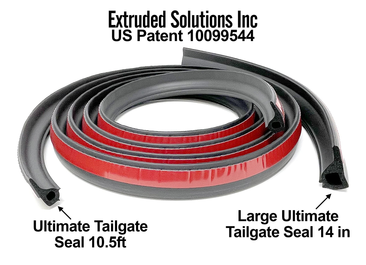 ESI tailgate seal close-up of EPDM texture demonstrating weather resistance