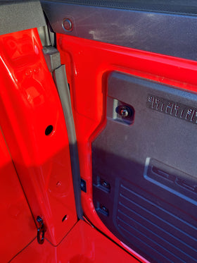 ESI seal installed in truck bed with tonneau cover illustrating improved protection