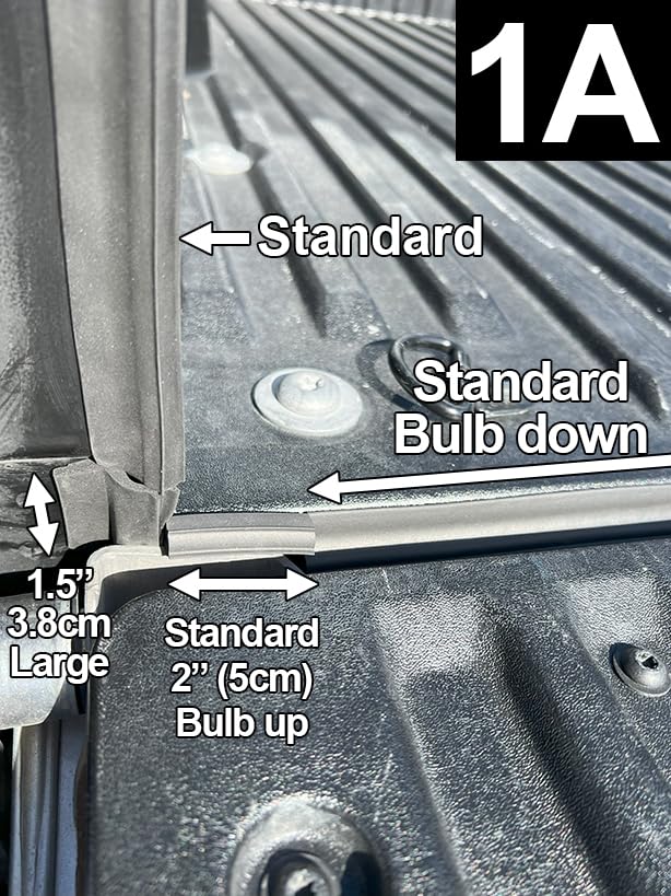 ESI tailgate seal installed bottom gap sealing water and dust entry