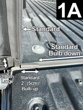 ESI tailgate seal installed bottom gap sealing water and dust entry