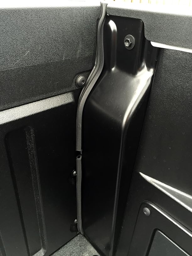 ESI tailgate seal installed sideview on Tacoma demonstrating reduced intrusion