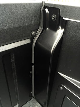 ESI tailgate seal installed sideview on Tacoma demonstrating reduced intrusion