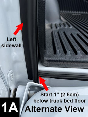 ESI installed on tailgate full view preventing dust and water intrusion
