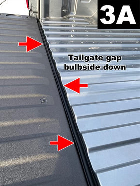 ESI tailgate seal on truck with bed cap showing cleaner, drier cargo area