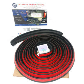 ESI tailgate seal profile closeup showing tapered EPDM rubber for a tight barrier