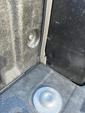 ESI tailgate seal scale comparison with ruler illustrating exact fit length