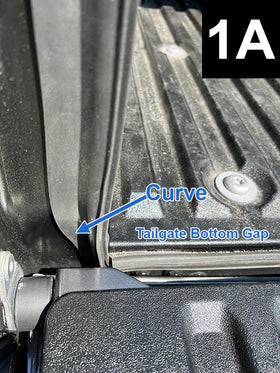 ESI tailgate seal side profile demonstrating taper seal for tight fit