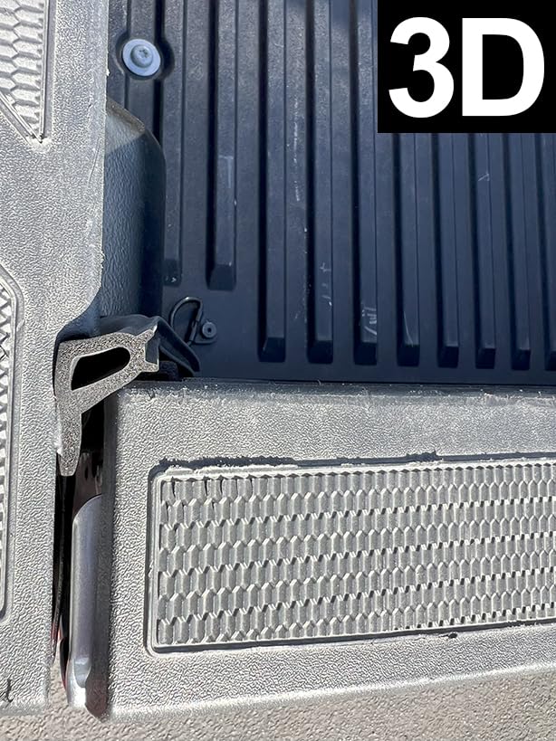 ESI tailgate seal with tonneau lifestyle shot showing cleaner protected cargo