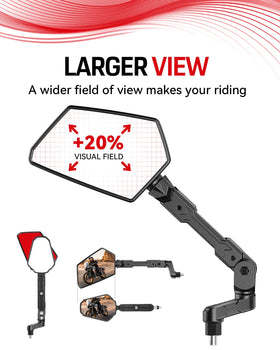 Esploratori folded mirror protecting glass during tight parking