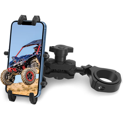 Esploratori front view mounted on roll bar showing secure hold and reliability