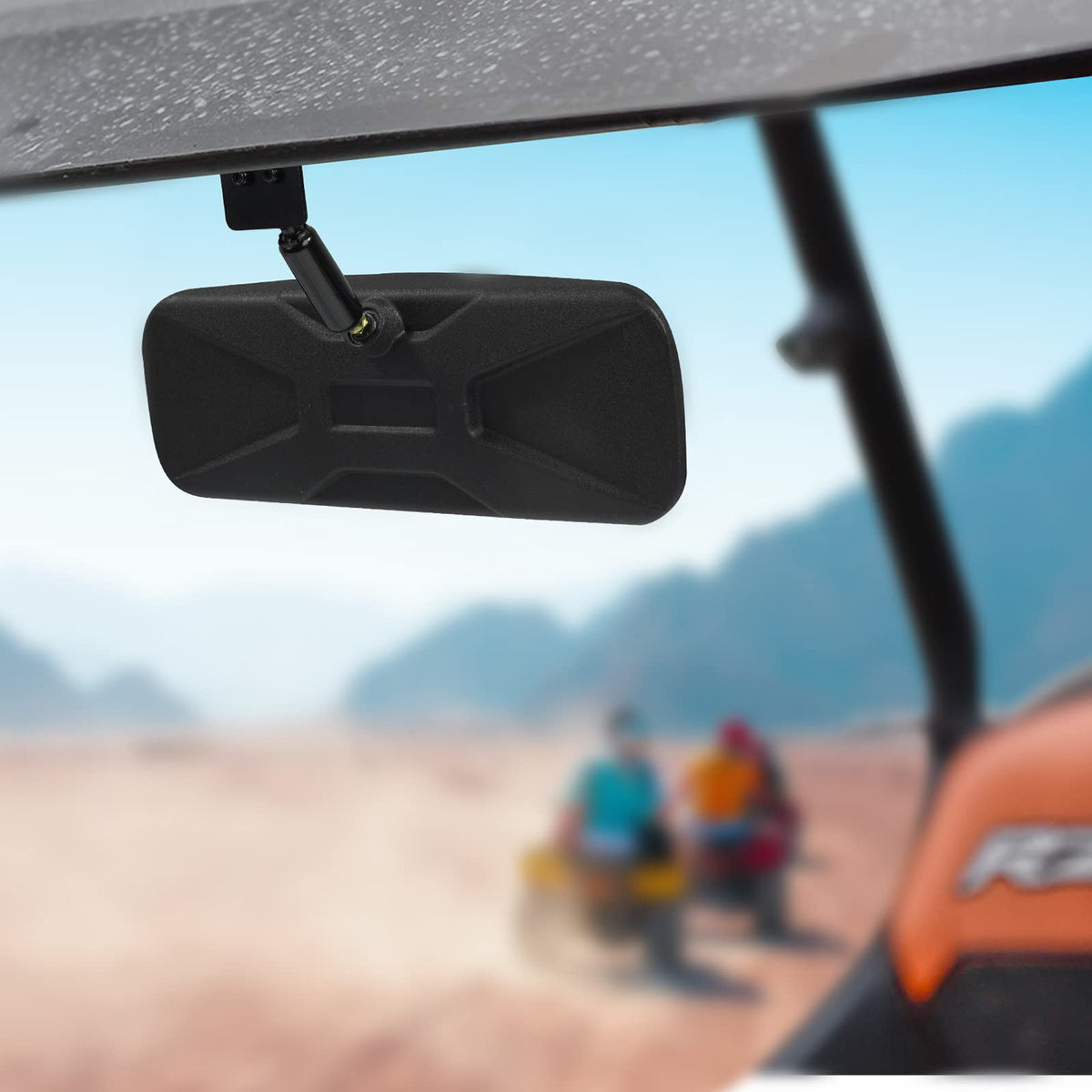 Esploratori installed on Kawasaki Mule improving rear sightlines