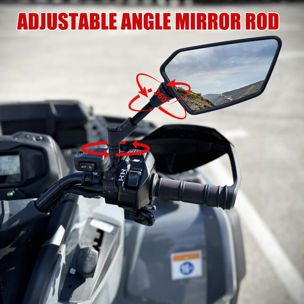 Esploratori convex lens detail offering wider field-of-view benefit