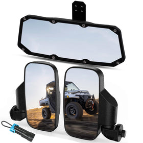 Esploratori front view of mirror set showing full coverage benefit