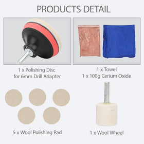 Espusta foam polishing disk top view for smooth finishing and clarity