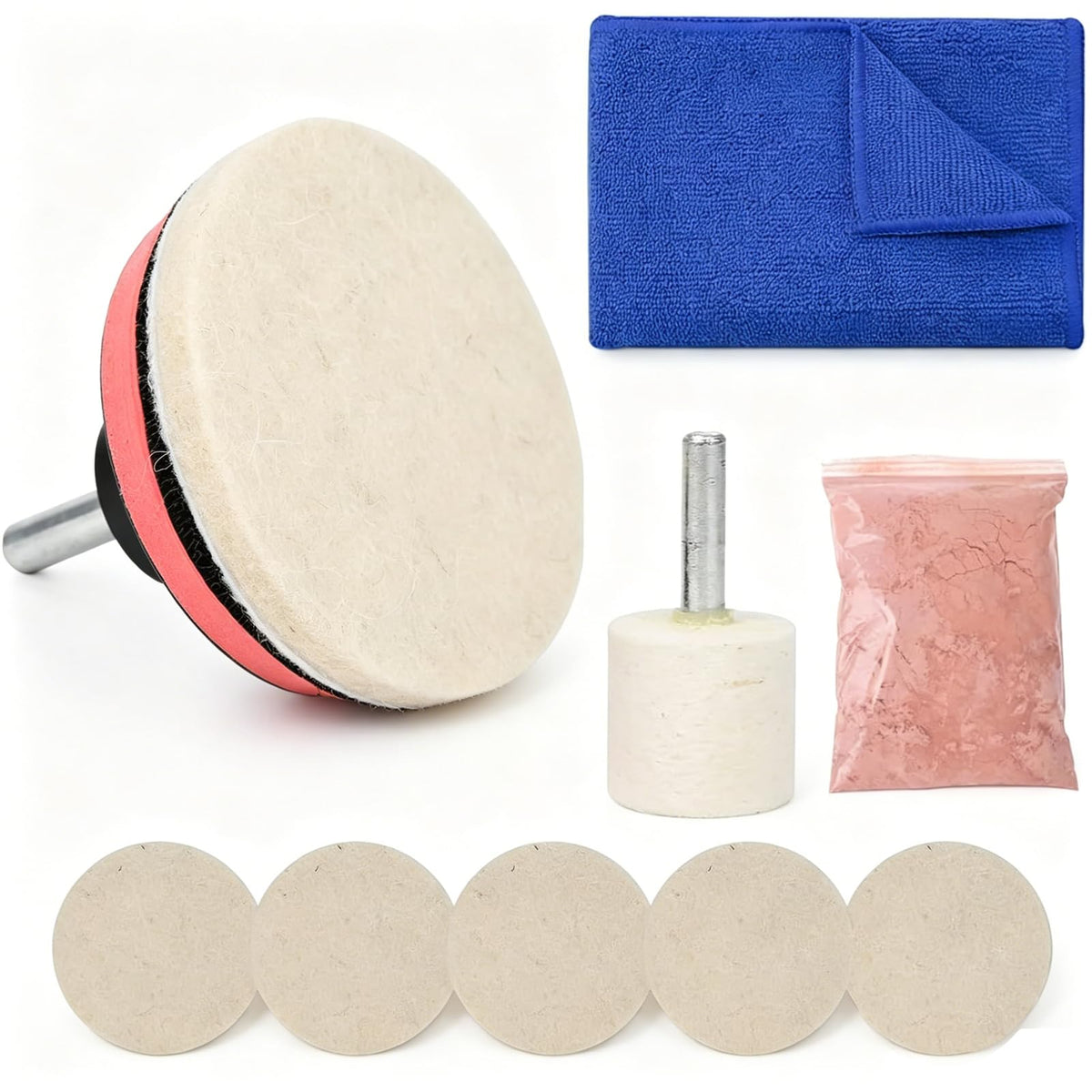 Espusta front package showing kit contents and easy car glass repair
