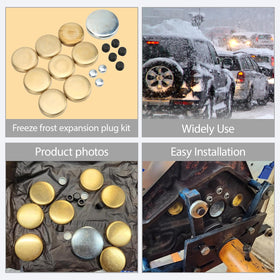 Espusta plugs laid out with screws illustrating complete kit contents