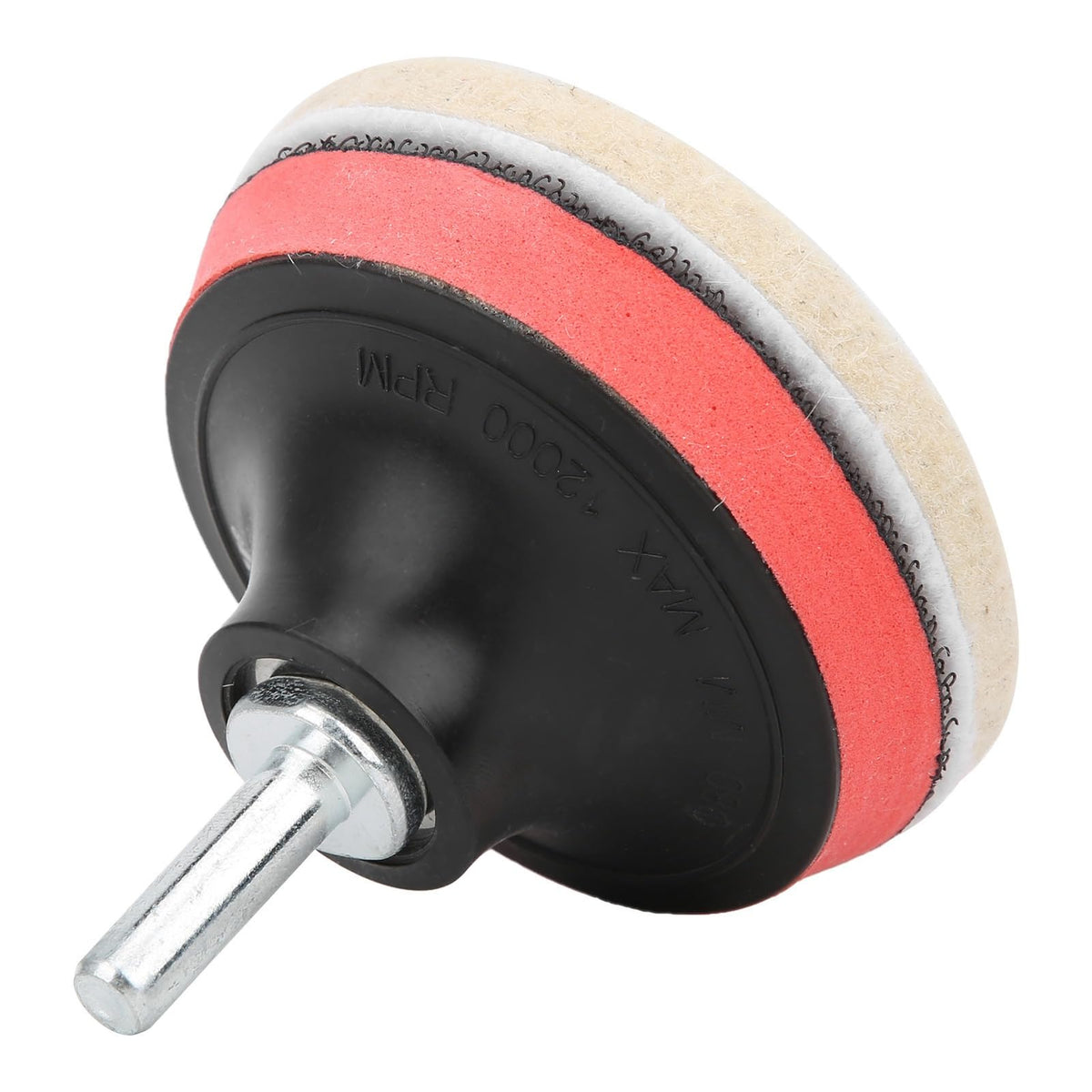 Espusta wool wheel detail showing soft fibers for controlled polishing