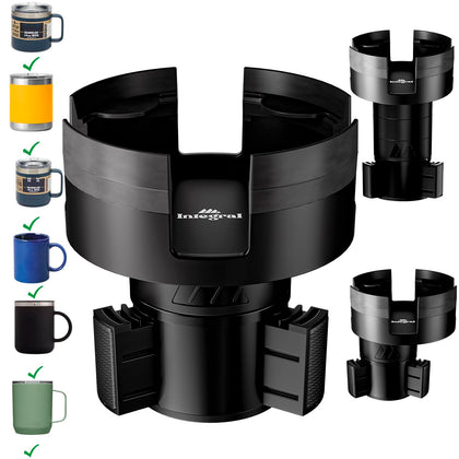 ESSENTIALLY ENGINEERED front packaging showing compact black mug integrator and benefits