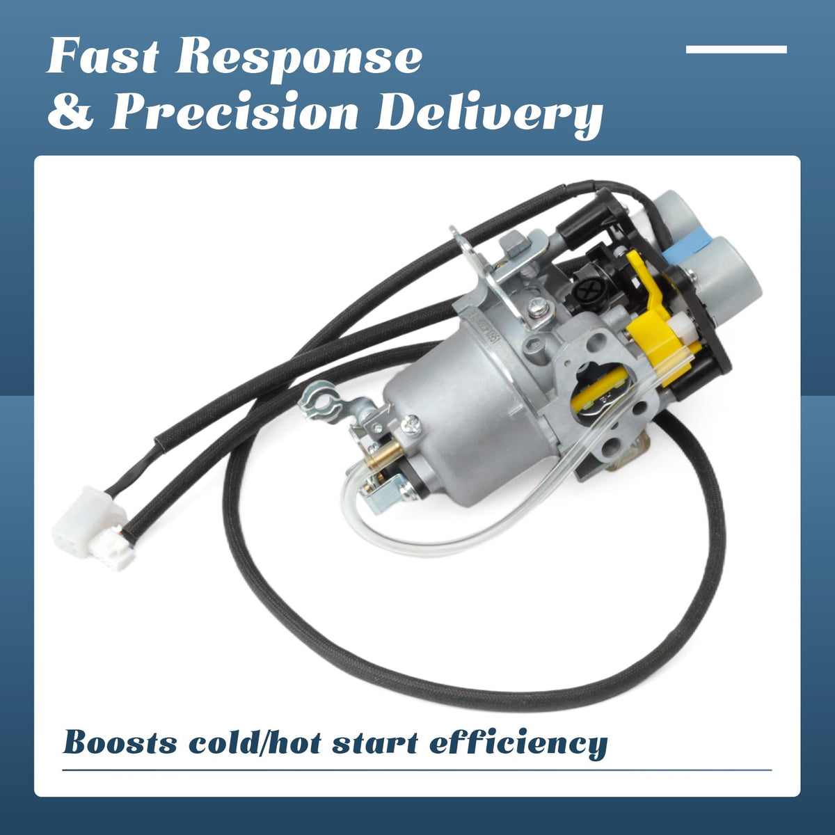 Esttlamer carburetor installed in Predator generator illustrating restored operation