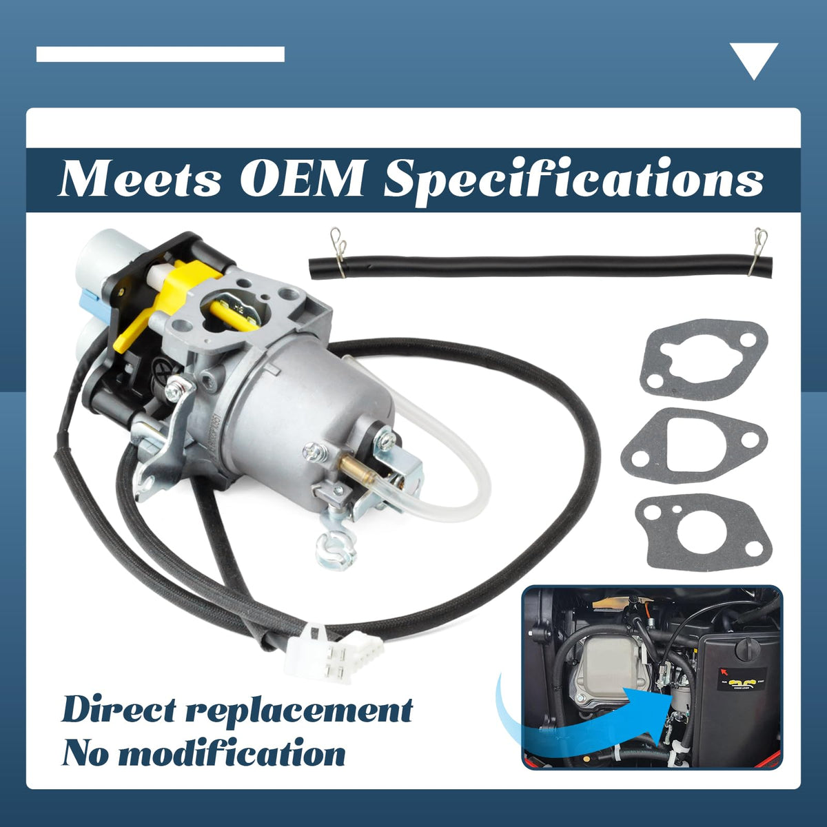 Esttlamer lifestyle shot of generator running outdoors showing dependable power benefit