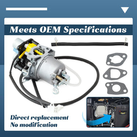 Esttlamer lifestyle shot of generator running outdoors showing dependable power benefit