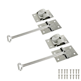 ESUDNT front view of two 6-inch T-style latches showing complete kit benefit