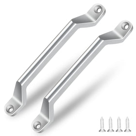 ESUDNT front view handle showing polished stainless and modern look, enhances curb appeal