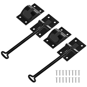 ESUDNT front view latch mounted on trailer door showing secure hold benefit