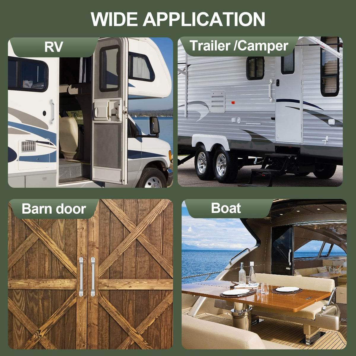 ESUDNT handle mounted horizontally on trailer step showing added handhold stability