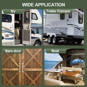 ESUDNT handle mounted horizontally on trailer step showing added handhold stability