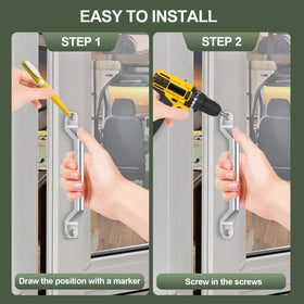 ESUDNT packaging with two handles and screws showing ready-to-install convenience
