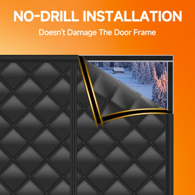 ESUDNT waterproof backing texture protecting interior from moisture and wind