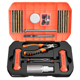 ETENWOLF open case view showing organized kit for fast puncture fixes