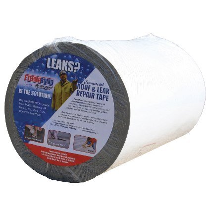 EternaBond tape applied to RV roof close-up, demonstrating strong adhesion and watertight seal