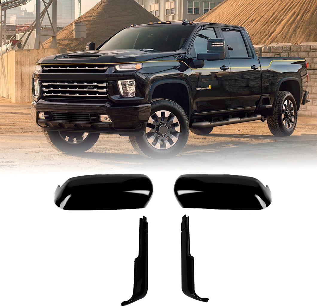 Eterpace front view mirror cap showing exact fit and clean finish for protection