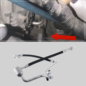 Eterpace hose installed in engine bay illustrating correct fit and ease of replacement