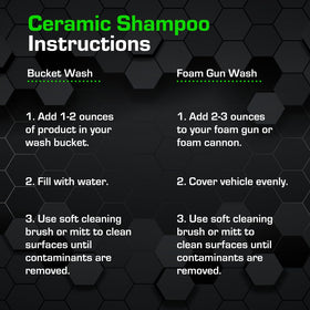 Ethos Handcrafted Car Care shampoo used on vehicle in driveway delivering glossy finish