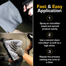 Ethos Handcrafted Car Care finished car in driveway showcasing enhanced hydrophobic shine